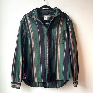 Zara Striped Button Down